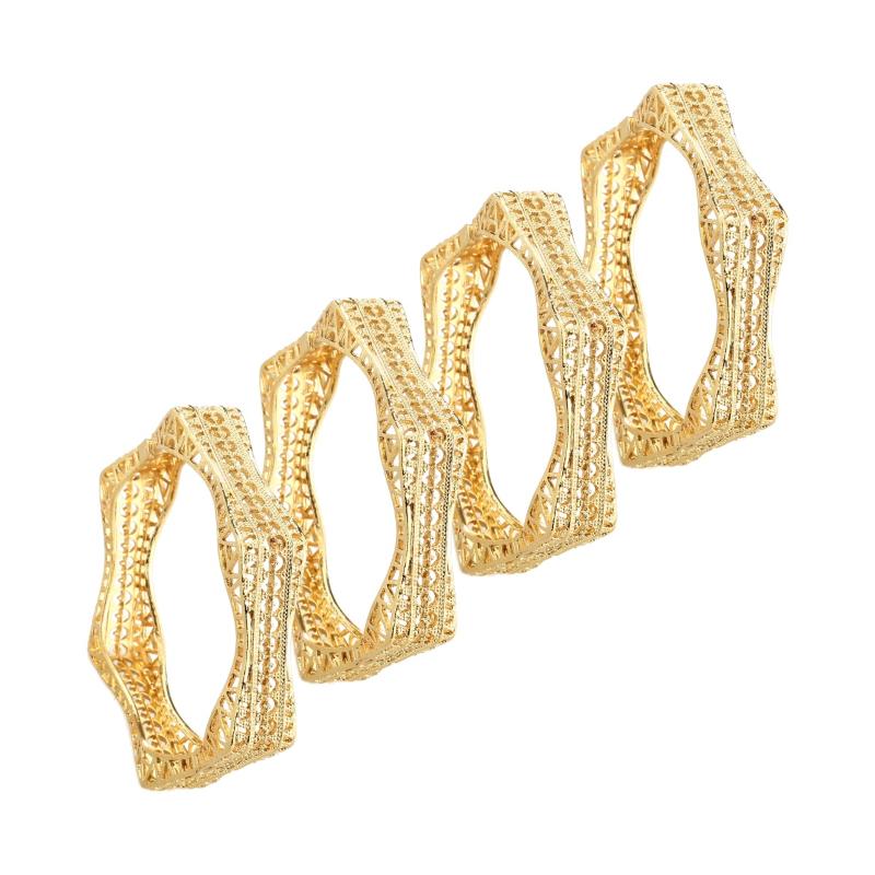 Bangle Dubai Arab Ramadan Openable Gold Hollow Bangles 4Pcs Ethiopian For Women Men Girl Female Wedding Jewelry
Bangle Dubai Arab Ramadan Openable Gold Hollow Bangles 4Pcs Ethiopian For Women Men Girl Female Wedding Jewelry