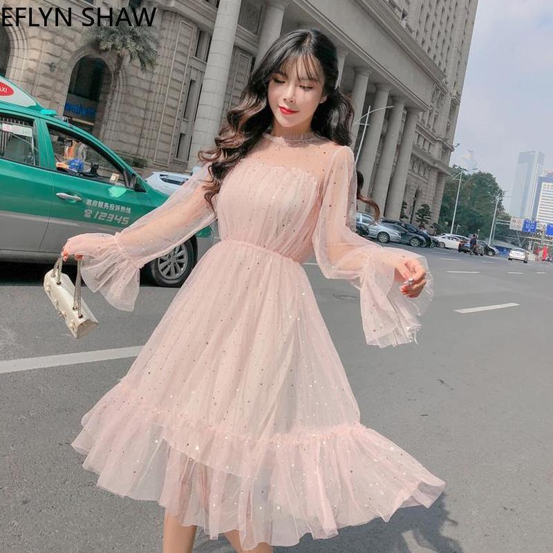 Casual Dresses Summer Sweet Mesh Dress Women Elegant Ruffled Princess Sexy Sequins Fairy Party Long Sleeves Tunic A Line Vestidos, Beige
Casual Dresses Summer Sweet Mesh Dress Women Elegant Ruffled Princess Sexy Sequins Fairy Party Long Sleeves Tunic A Line Vestidos, Beige