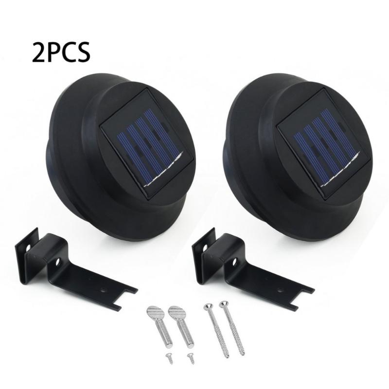 Outdoor Wall Lamps Solar Powered Garden Light Water Resistant LED Fence Lamp Pathway With Three LEDs Black Case
Outdoor Wall Lamps Solar Powered Garden Light Water Resistant LED Fence Lamp Pathway With Three LEDs Black Case