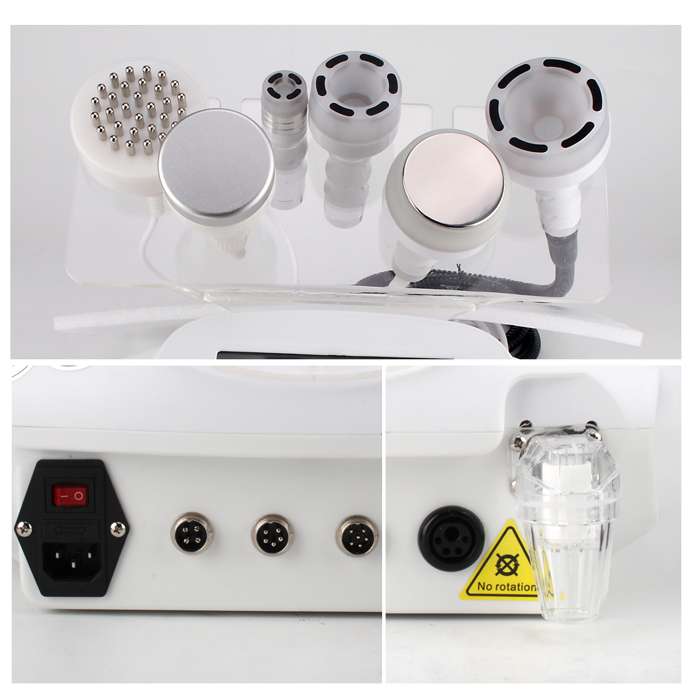 6 in 1 80K Cavitation 5D Slimming Machine 40K 25K Lipo Ultrasonic RF liposuction Vacuum Massage Beauty Equipment Full Body Salon Spa