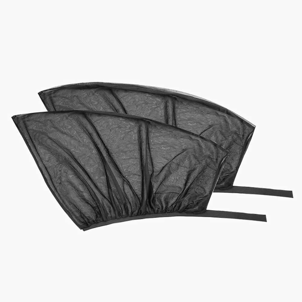 2025 new 2Pcs Car Window Net Anti Insect Mosquito Sunshade Mesh Cover Shield Outdoor Camping