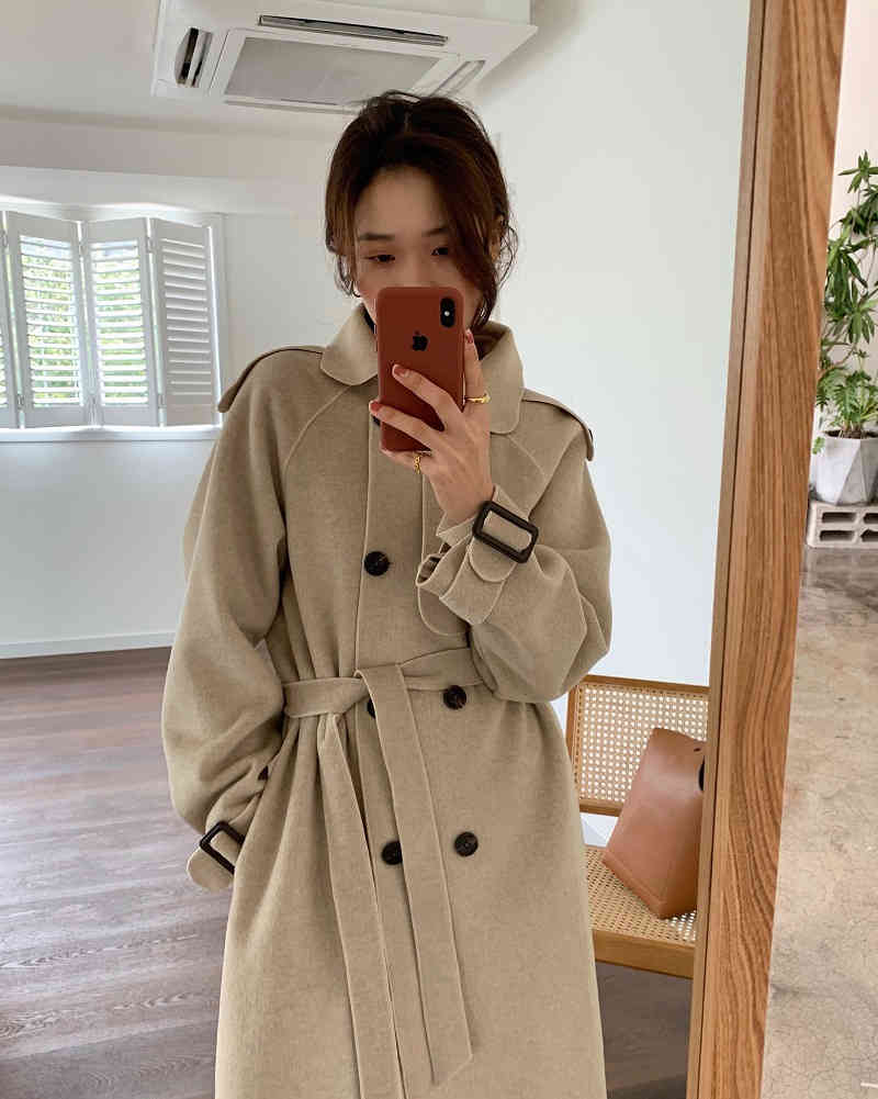 Women's Wool & Blends Lmq Korean winter long wool blend vintage double breasted cardigan belt minimalist coat BWYY, 1# shoe box
Women's Wool & Blends Lmq Korean winter long wool blend vintage double breasted cardigan belt minimalist coat BWYY, 1# shoe box