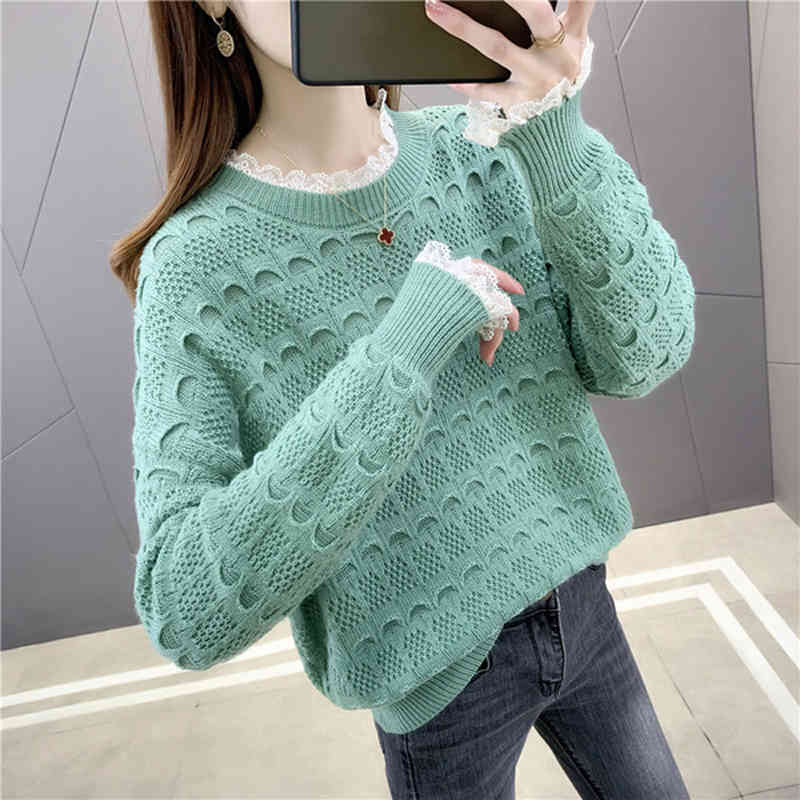 women's sweaters woman's sweater fashions hollow lace sweatshirt oversized jumper autumn women's clothing vgff, White;black
women's sweaters woman's sweater fashions hollow lace sweatshirt oversized jumper autumn women's clothing vgff, White;black