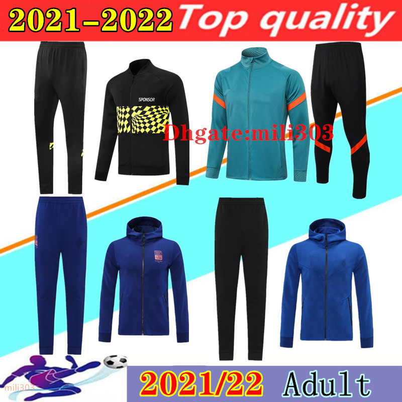 2021 2022 WERNER HAVERTZ soccer jacket tracksuit Survetement 21/22 ZIYECH PULISIC KANTE CHILWELL football training suit sportswear jogging, Black
2021 2022 WERNER HAVERTZ soccer jacket tracksuit Survetement 21/22 ZIYECH PULISIC KANTE CHILWELL football training suit sportswear jogging, Black