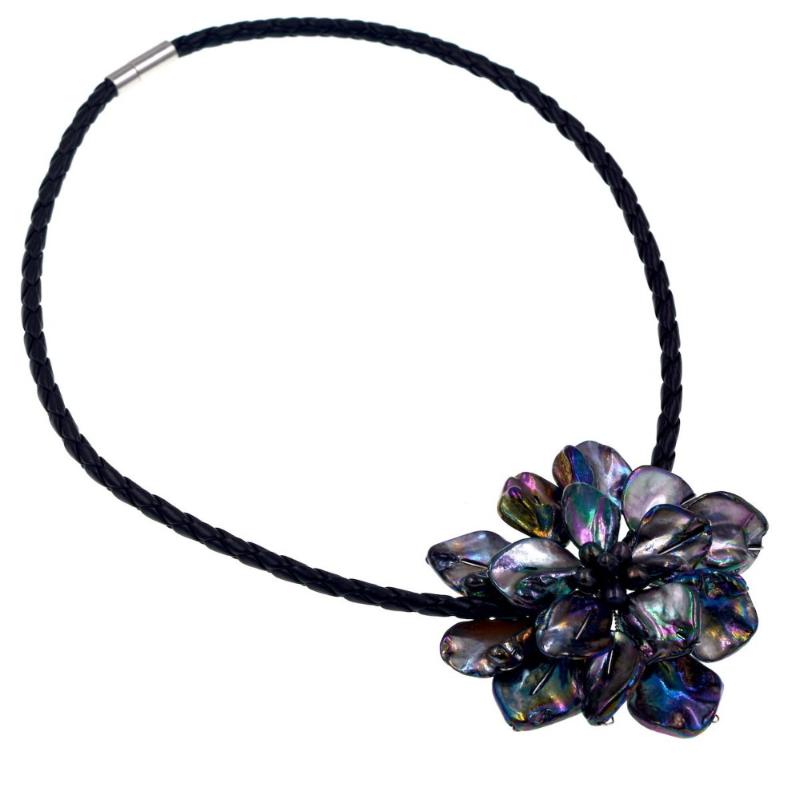 Pendant Necklaces Women's Natural Yellow Purple Pink Blue Black MOP Mother Shell Of Pearl White Flower Necklace 20", Silver
Pendant Necklaces Women's Natural Yellow Purple Pink Blue Black MOP Mother Shell Of Pearl White Flower Necklace 20", Silver