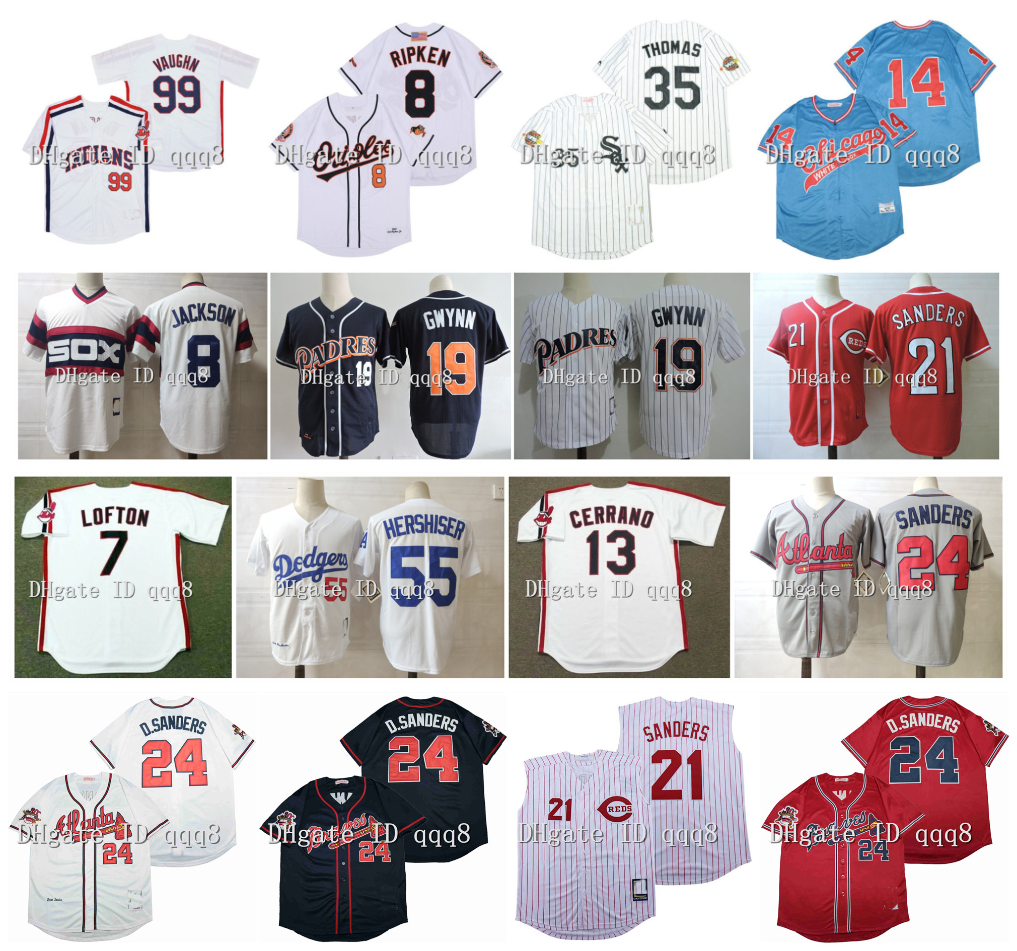 Vintage RICKY WILD THING VAUGHN Jerseys Cal Ripken Jr. Orel Hershiser Kenny Lofton Tony Gwynn Pedro Cerrano Reggie Deion Sanders Jackson Paul Konerko Retro Baseball, As pic
Vintage RICKY WILD THING VAUGHN Jerseys Cal Ripken Jr. Orel Hershiser Kenny Lofton Tony Gwynn Pedro Cerrano Reggie Deion Sanders Jackson Paul Konerko Retro Baseball, As pic