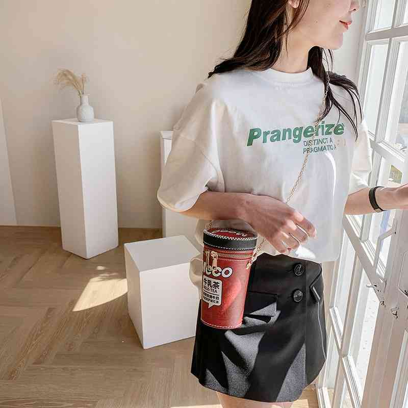Women's 2021 spring new small Korean personalized single shoulder women's messenger bag, White
Women's 2021 spring new small Korean personalized single shoulder women's messenger bag, White