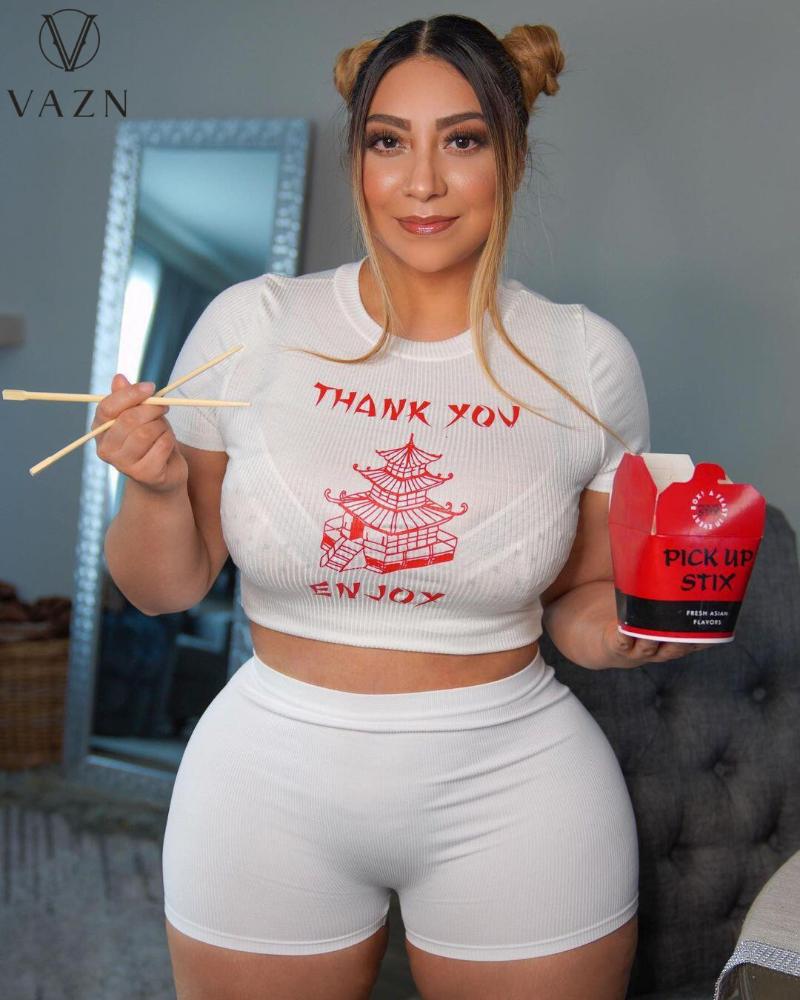 Summer Ladies Casual Fashion Street Slim Large-Size Trend Personality Sexy Print Two-Piece Set Women's Tracksuits, Gray
Summer Ladies Casual Fashion Street Slim Large-Size Trend Personality Sexy Print Two-Piece Set Women's Tracksuits, Gray