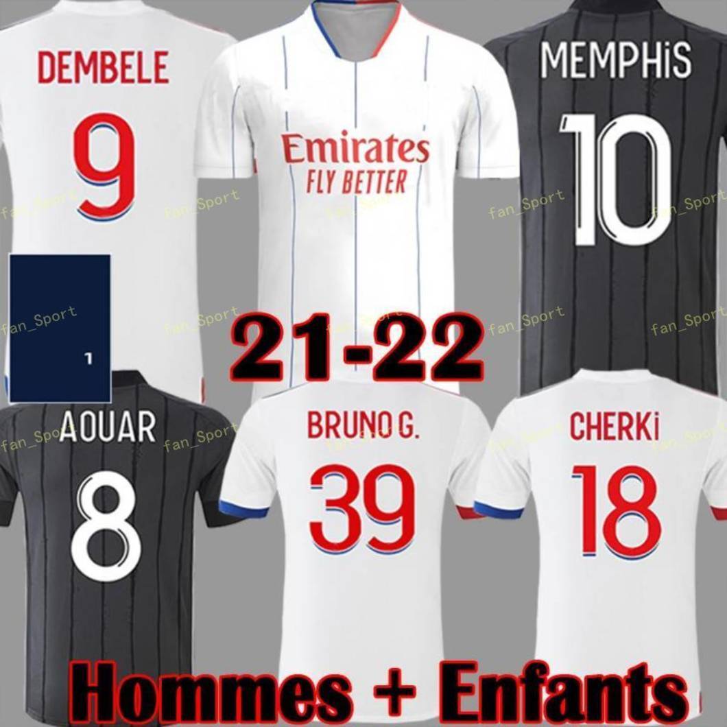 20 21 22 Maillot Lyon 2021 2022 Olympique Lyonnais Soccer Jersey OL football shirts TRAORE MEMPHIS men kids kits equipment BRUNO G tops, Black;yellow 
20 21 22 Maillot Lyon 2021 2022 Olympique Lyonnais Soccer Jersey OL football shirts TRAORE MEMPHIS men kids kits equipment BRUNO G tops, Black;yellow