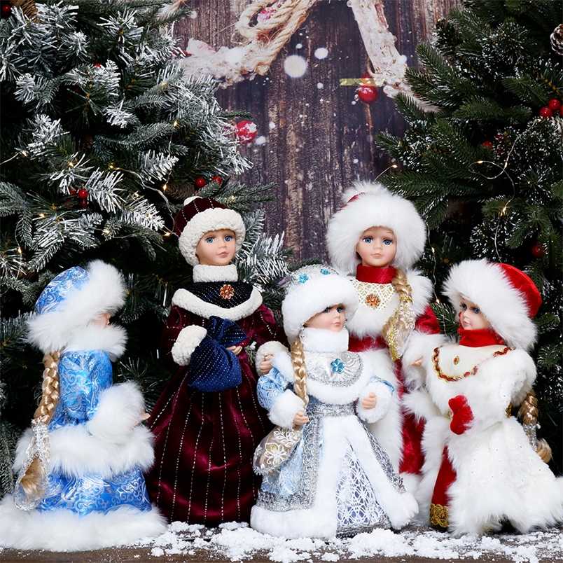 Holiday Decorations Dolls Gift for Kids Children Toys Sing and Dance Cute Standing Santa Claus Doll Christmas Figurines Baubles 211018
Holiday Decorations Dolls Gift for Kids Children Toys Sing and Dance Cute Standing Santa Claus Doll Christmas Figurines Baubles 211018