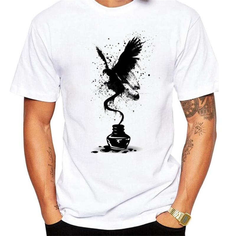 Men' T-Shirts 2021 Tops Summer O-Neck Short-Sleeved T-shirt Men Fashion Ink Eagle 3D Print Harajuku Boys Street Casual Tees, White
Men' T-Shirts 2021 Tops Summer O-Neck Short-Sleeved T-shirt Men Fashion Ink Eagle 3D Print Harajuku Boys Street Casual Tees, White