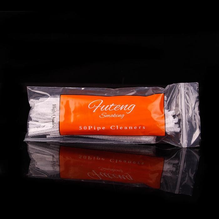 White Cotton Water Pipe Cleaner Bars Root Smoking Accessories Cigarette Tobacco Pipes Cleaners Brush 50pcs Per Pack Wholesale
