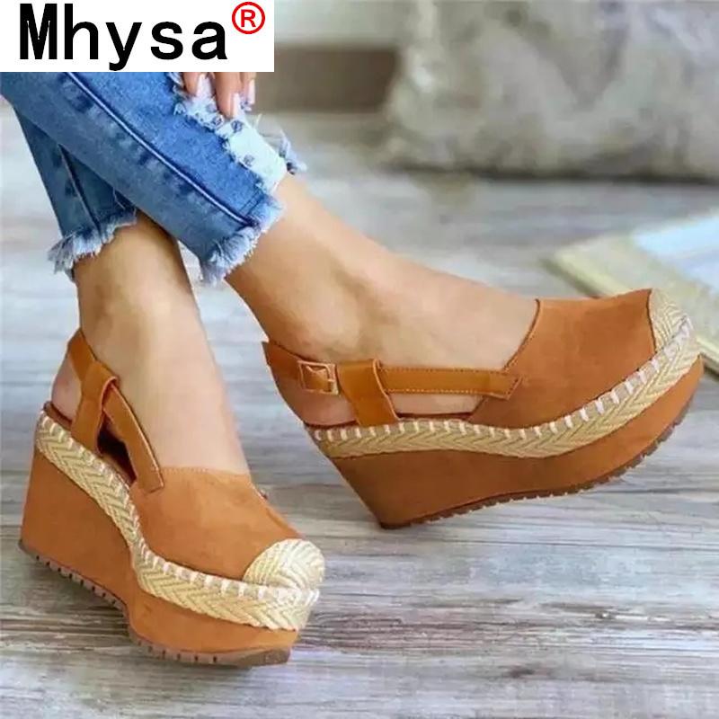 Sandals Women's Solid Color Suede Stitching Woven Slope Heel Buckle Round Toe High-heeled Fashion Trend Sexy Elegant All-match, Black
Sandals Women's Solid Color Suede Stitching Woven Slope Heel Buckle Round Toe High-heeled Fashion Trend Sexy Elegant All-match, Black