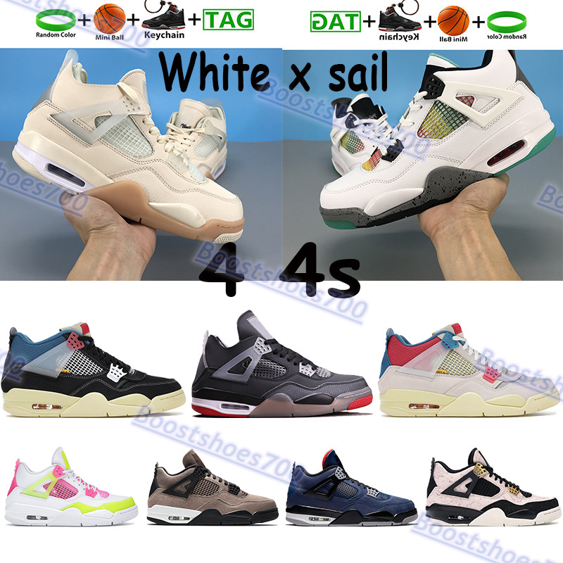 Newest 2021 4 4s basketball shoes White x sail noir guava ice lemon pink taupe haze rasta winter sports sneakers men women trainers, Bubble wrap packaging
Newest 2021 4 4s basketball shoes White x sail noir guava ice lemon pink taupe haze rasta winter sports sneakers men women trainers, Bubble wrap packaging
