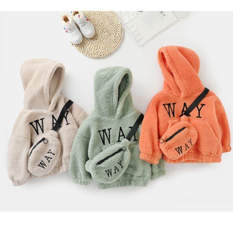 Hoodies & Sweatshirts Kids Boy Girls Fashion Letter Print Clothes(with Bag) Autumn Winter Plus Velet Warm Coat Children Unisex, Black
Hoodies & Sweatshirts Kids Boy Girls Fashion Letter Print Clothes(with Bag) Autumn Winter Plus Velet Warm Coat Children Unisex, Black