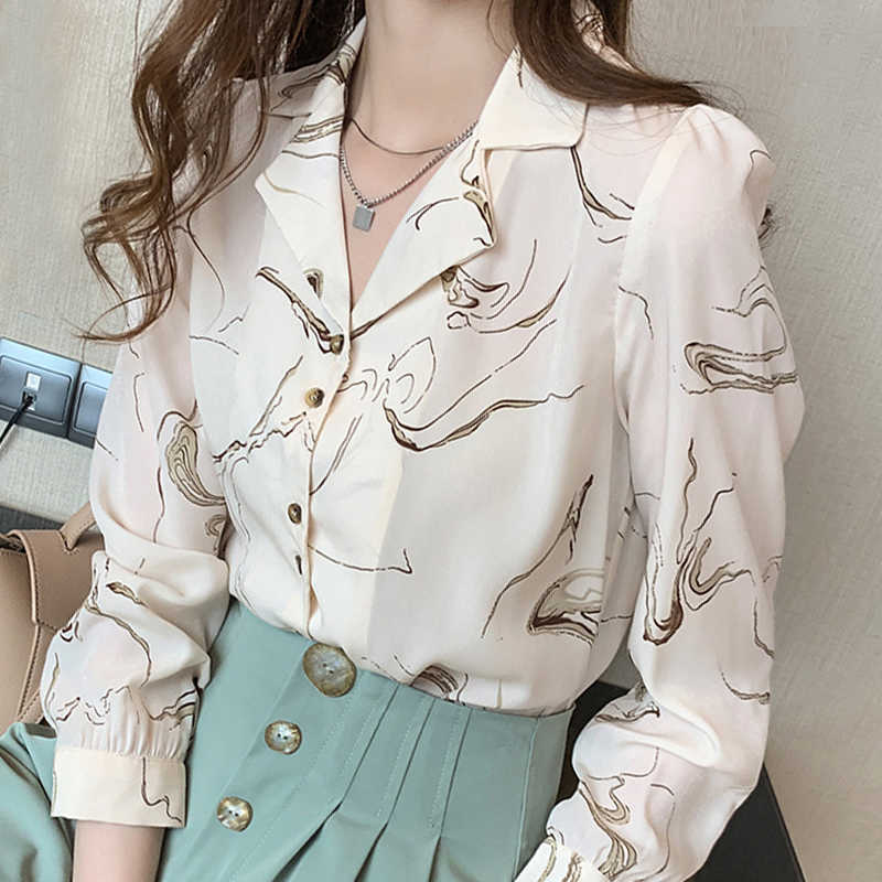 Autumn Long Sleeve V-Neck Print Chiffon Blouse Shirt Top Female Blouse Women Blusas Mujer De Moda Women Clothes Blusa D523 210602, As picture
Autumn Long Sleeve V-Neck Print Chiffon Blouse Shirt Top Female Blouse Women Blusas Mujer De Moda Women Clothes Blusa D523 210602, As picture