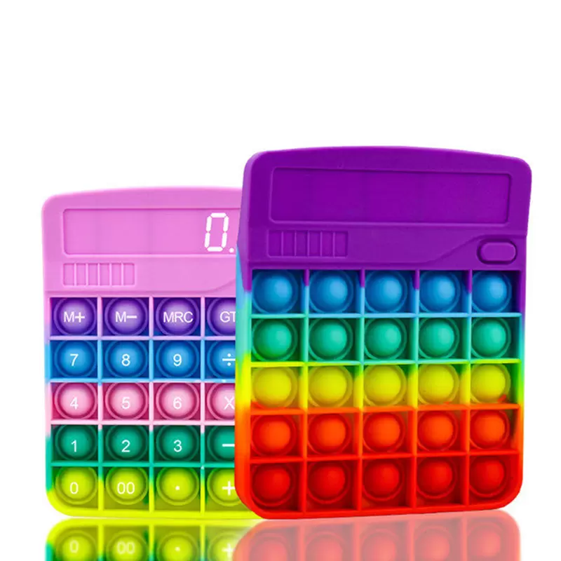 Big Push Bubble Fidget Toys Party Favor Calculator Shape Silicone Sensory Decompression Toy Large Size Pop Bubbles Board Game Kids Puzzles for Anxiety
Big Push Bubble Fidget Toys Party Favor Calculator Shape Silicone Sensory Decompression Toy Large Size Pop Bubbles Board Game Kids Puzzles for Anxiety