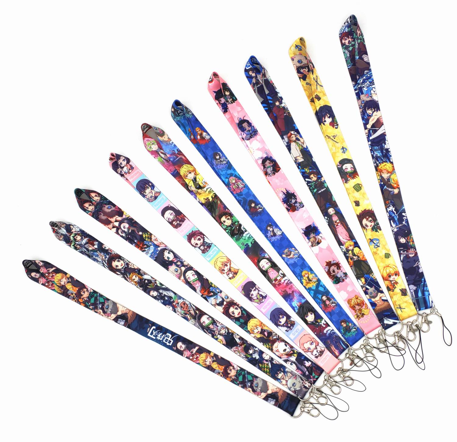 Small Wholesale 10PCS Anime Cartoon Demon Slayer Kimetsu no Yaiba key lanyards id badge holder keychain straps for mobile phone, Silver
Small Wholesale 10PCS Anime Cartoon Demon Slayer Kimetsu no Yaiba key lanyards id badge holder keychain straps for mobile phone, Silver