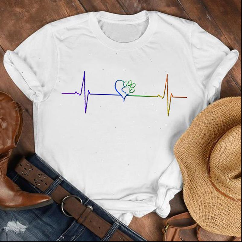 women lady ladies girl cute t shirts dog paw love 90s fashion shirt clothes female print tee, White
women lady ladies girl cute t shirts dog paw love 90s fashion shirt clothes female print tee, White