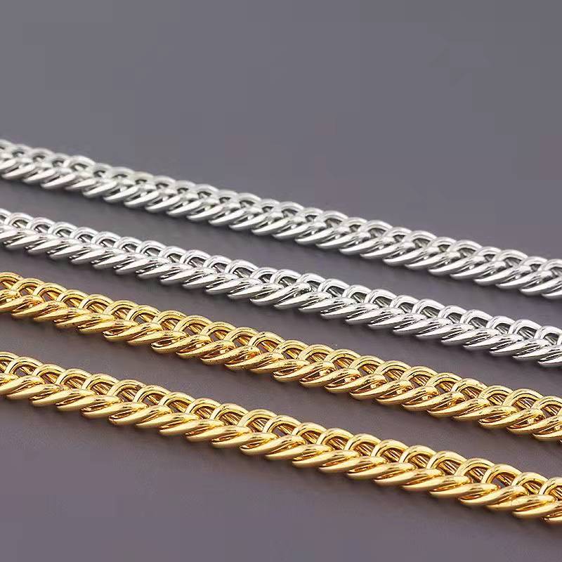 Hip Hop Rotatable Money US Dollar Symbol Necklace Long Chain Bling Bling Gold Silver Plated Austrian Crystal Diamond Dollar Sign Necklace for Men Wome