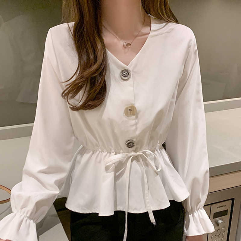 Long Sleeve White Blouse Shirt Blouse Women Blusas Mujer De Moda V-Neck Chifffon Blouse Blusa Womens Tops And Blouses D852 210602
Long Sleeve White Blouse Shirt Blouse Women Blusas Mujer De Moda V-Neck Chifffon Blouse Blusa Womens Tops And Blouses D852 210602