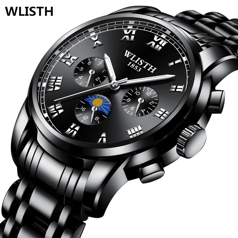 Wristwatches 2021 WLISTH Watch Men Quartz Men's Waterproof Fashion Leather Wrist Male Clock Relogio Masculino
Wristwatches 2021 WLISTH Watch Men Quartz Men's Waterproof Fashion Leather Wrist Male Clock Relogio Masculino