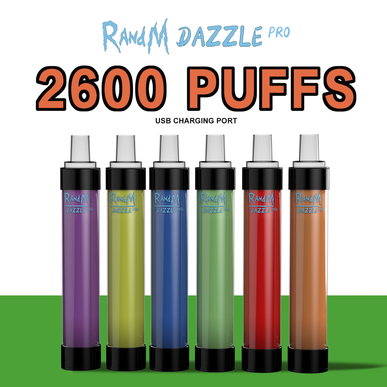 Original RandM Dazzle Rechargeable Disposable E Cigarettes Device Kit 6ml Pods 2000 Puffs With Led Light Glowing R M Switch VS PUFF BAR PLUS
Original RandM Dazzle Rechargeable Disposable E Cigarettes Device Kit 6ml Pods 2000 Puffs With Led Light Glowing R M Switch VS PUFF BAR PLUS