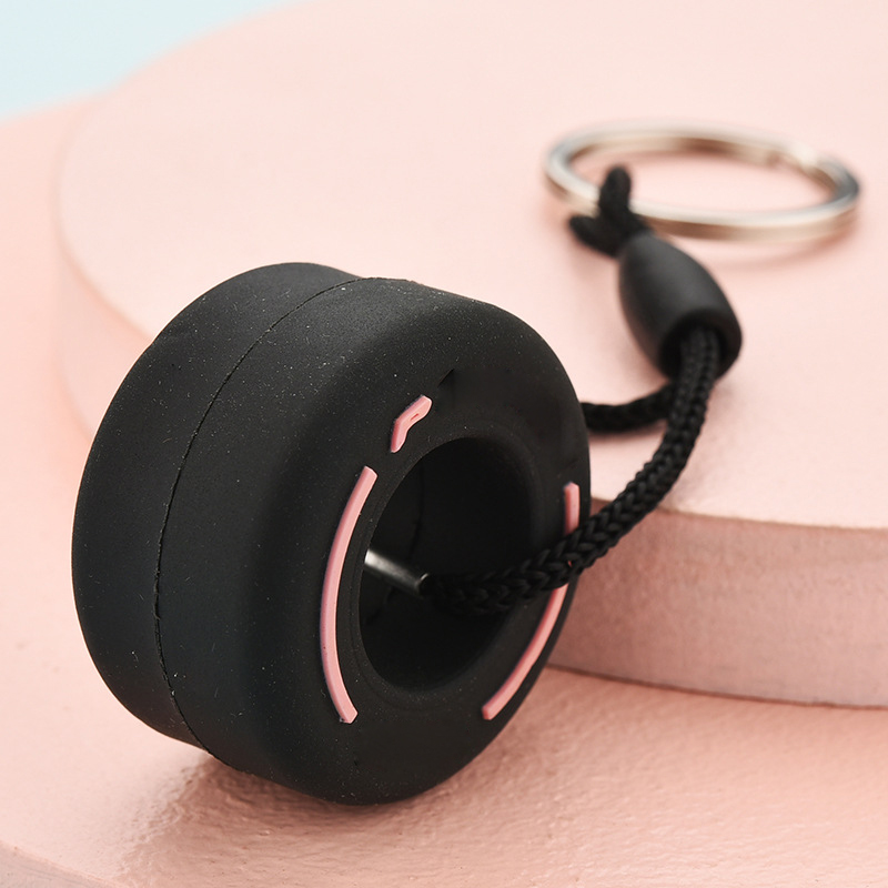 Toy 3D Rubber Tyre Keychain Fashion Soft PVC Tire Shape Keyrings Cute Pendant Jewelry For Car Key Holder Trinket Accessory NEW, Silver
Toy 3D Rubber Tyre Keychain Fashion Soft PVC Tire Shape Keyrings Cute Pendant Jewelry For Car Key Holder Trinket Accessory NEW, Silver