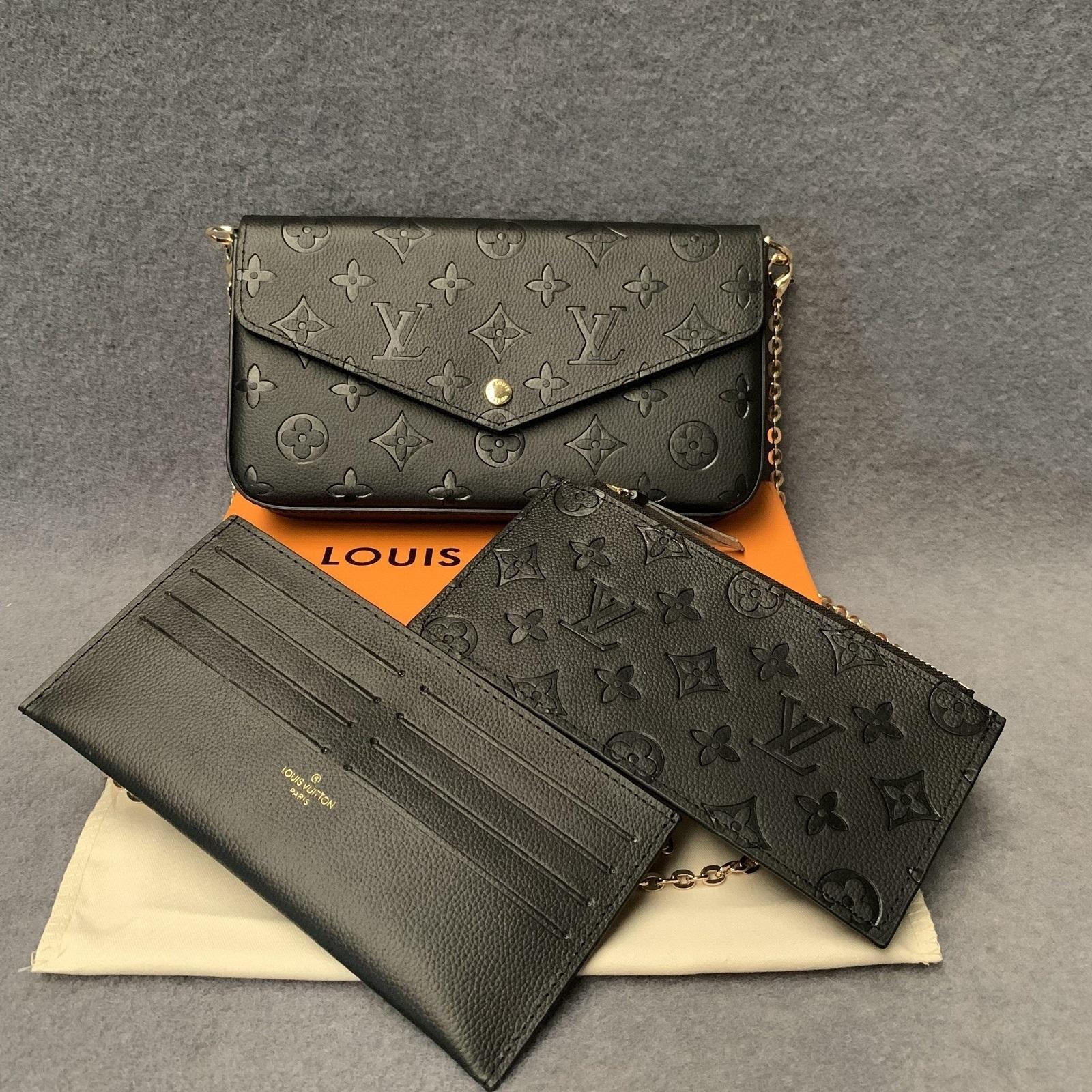 LVLOUISVITTON VUTTON Top Quality Female 3 PCS set MULTI POCHETTE Bag Designer Handbags Women Chain Shoulder Bags Evening Messenger Handbag Purse With box, 1-brown grid
LVLOUISVITTON VUTTON Top Quality Female 3 PCS set MULTI POCHETTE Bag Designer Handbags Women Chain Shoulder Bags Evening Messenger Handbag Purse With box, 1-brown grid