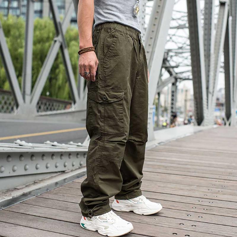 Men's Pants Men Casual Loose Baggy Cargo Hiphop Harem Trousers Streetwear Elastic Waist Pocket Clothing, Black
Men's Pants Men Casual Loose Baggy Cargo Hiphop Harem Trousers Streetwear Elastic Waist Pocket Clothing, Black