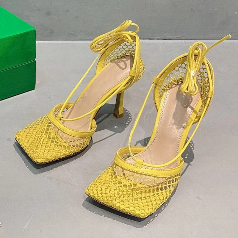 Spring Summer Sexy High Heels Sandals Woman Net Mesh Hollow Pumps 9cm Heel Ankle Lace-Up Gladiator Shoes Women, White
Spring Summer Sexy High Heels Sandals Woman Net Mesh Hollow Pumps 9cm Heel Ankle Lace-Up Gladiator Shoes Women, White