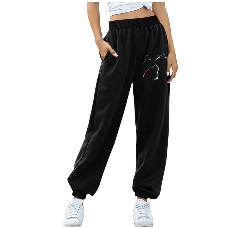 Women's Pants & Capris 2021 Fashion Adult Sweatpants Loose Long Mens Jogger Trousers Casual Sports Fitness Women Print Jogging Pant #T1G, Black;white
Women's Pants & Capris 2021 Fashion Adult Sweatpants Loose Long Mens Jogger Trousers Casual Sports Fitness Women Print Jogging Pant #T1G, Black;white