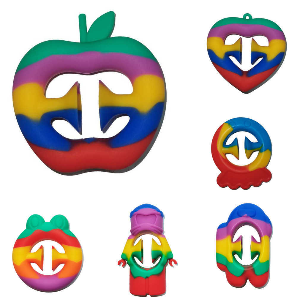 Sensory Fidget Toys Silicone Rubber Cartoon Hand Grips Snappers Sucker Hand Grab Snap Wrist Strength Trainer Autism Anxiety Reliever Toy G88QZPT
Sensory Fidget Toys Silicone Rubber Cartoon Hand Grips Snappers Sucker Hand Grab Snap Wrist Strength Trainer Autism Anxiety Reliever Toy G88QZPT