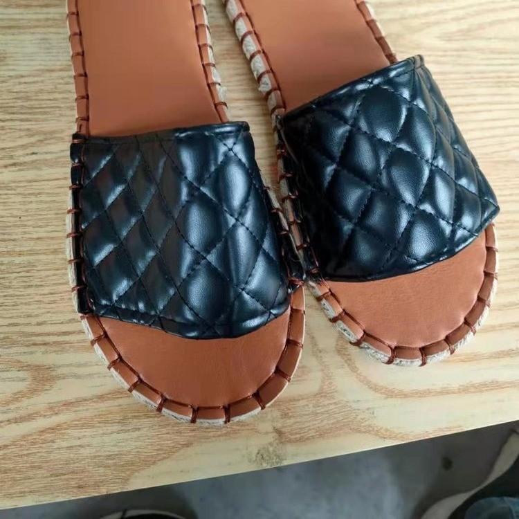 Sandals Black White Orange Luxury Slides Women Mules Weave Leisure Flat Heel Zapatillas Casa Mujer Ladies 2021
Sandals Black White Orange Luxury Slides Women Mules Weave Leisure Flat Heel Zapatillas Casa Mujer Ladies 2021