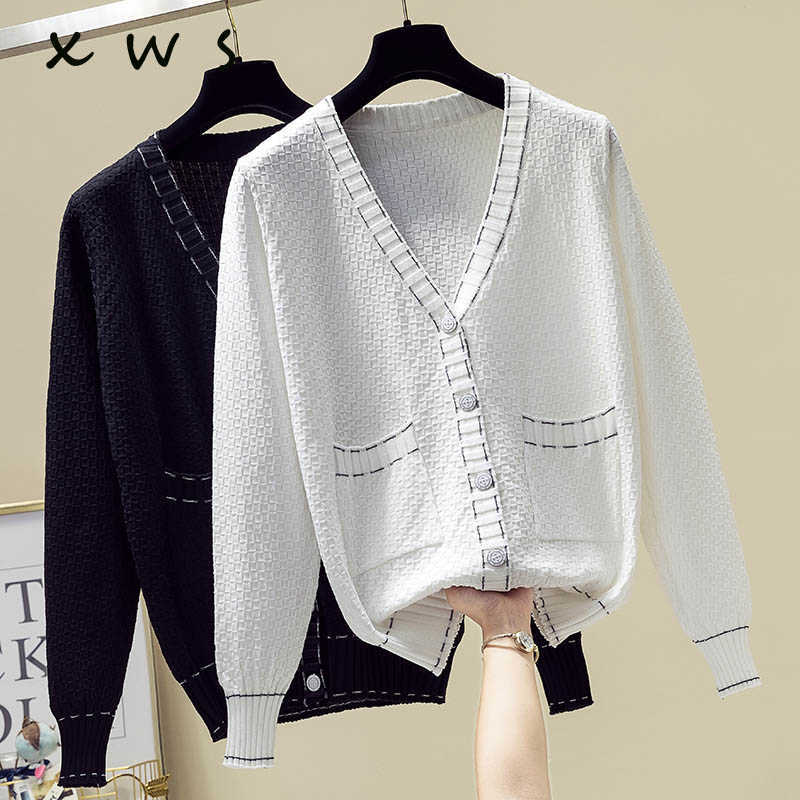 exy buttons knitted sweater cardigan women Slim ribbed winter autumn sweaters female Fashion plus size knitwear 210604, Black
exy buttons knitted sweater cardigan women Slim ribbed winter autumn sweaters female Fashion plus size knitwear 210604, Black