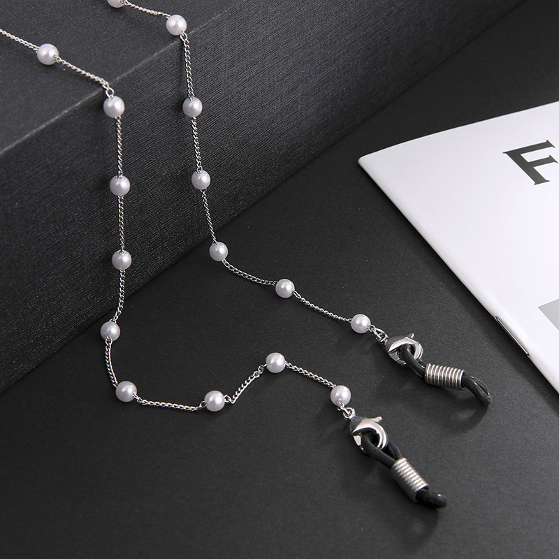 5PCS Mask Lanyard Eyeglasses Chain Necklace Face Mask Glasses Holder Adjustable Traceless Ear Hanging Rope Two Hooks