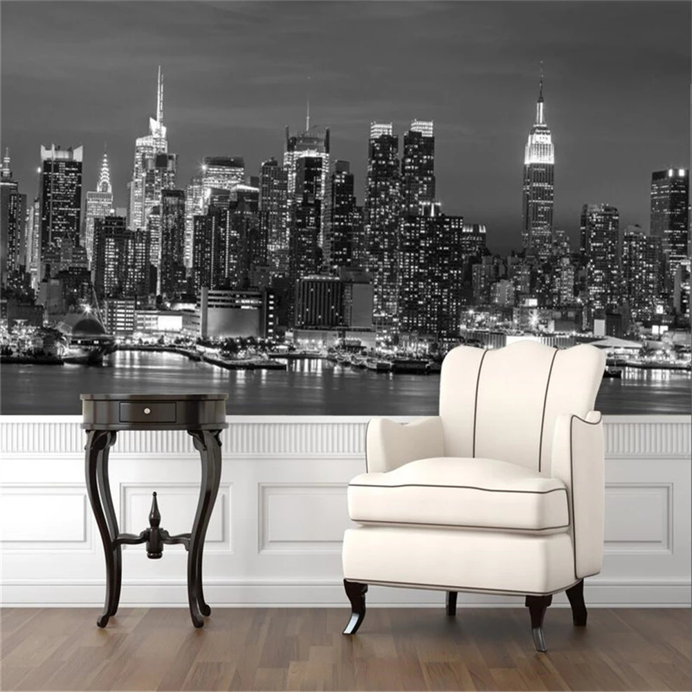 Custom 3D wallpaper New York Landscape photo Mural Large living room bedroom backdrop painting decorate Waterproof