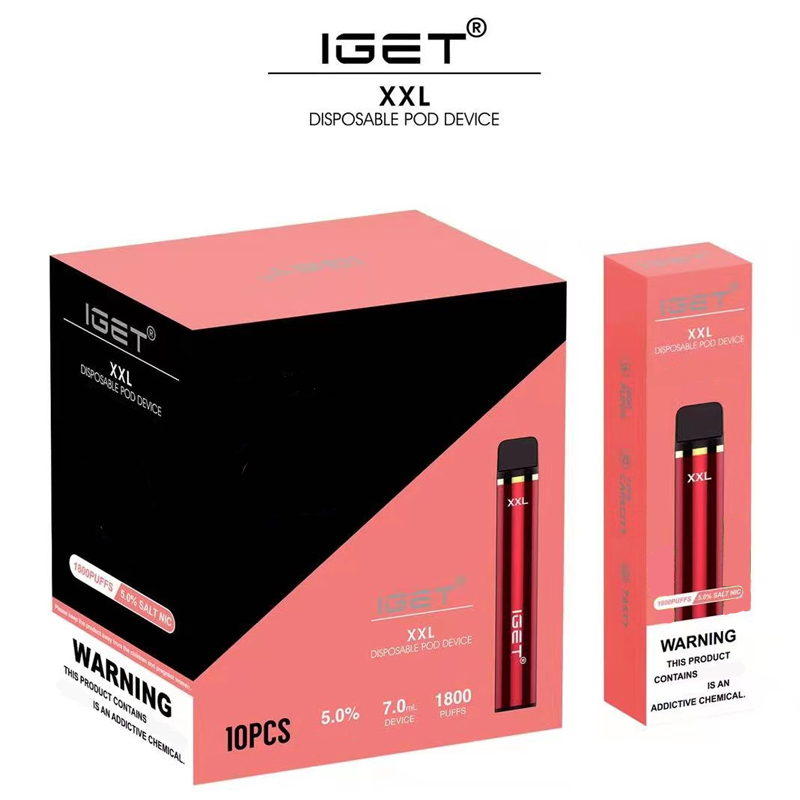 Iget XXL 1800 Disposable Pod Device Kit Vape e cigarette 950mAh 7ml Prefilled pen Stick vs Bang Vapes Puffbar Puff Barr ecigs smoke kit puf seller sellervape puffplus
Iget XXL 1800 Disposable Pod Device Kit Vape e cigarette 950mAh 7ml Prefilled pen Stick vs Bang Vapes Puffbar Puff Barr ecigs smoke kit puf seller sellervape puffplus