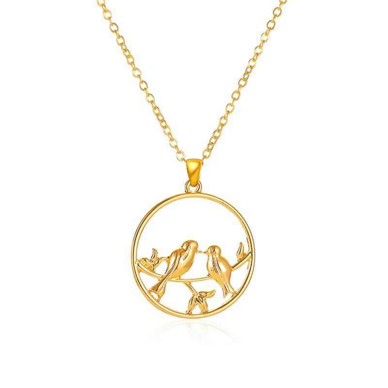 Pendant Necklaces Hollow Out Peace Dove Bird Necklace Elegant Women's Gold Clavicle Chain Accessories Fashion Party Year Jewelry Gift
Pendant Necklaces Hollow Out Peace Dove Bird Necklace Elegant Women's Gold Clavicle Chain Accessories Fashion Party Year Jewelry Gift