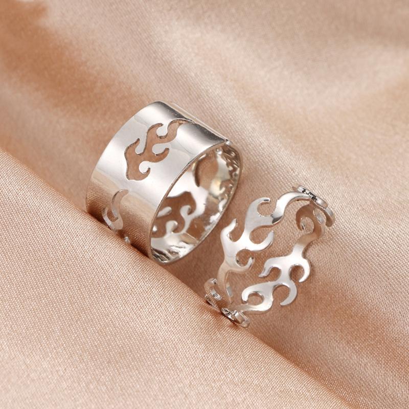 Wedding Rings IFMIA Trendy Gold Silver Color Flame For Women Men Lover Couple Set Friendship Engagement Open Jewelry
Wedding Rings IFMIA Trendy Gold Silver Color Flame For Women Men Lover Couple Set Friendship Engagement Open Jewelry