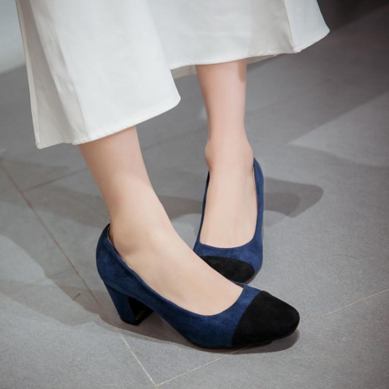 Dress Shoes Flock Mixed Color Women Elegant Ladies Square High Heels Shallow Korean Toe Footwear Femme Zapatos Mujer 2021, Black
Dress Shoes Flock Mixed Color Women Elegant Ladies Square High Heels Shallow Korean Toe Footwear Femme Zapatos Mujer 2021, Black