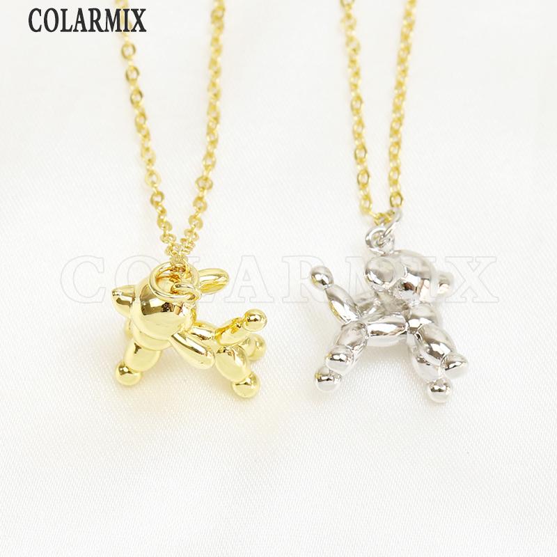 pendant necklaces 8 pcs lovely airbloon dog necklace mix color jewelry fashion chain 5281, Silver
pendant necklaces 8 pcs lovely airbloon dog necklace mix color jewelry fashion chain 5281, Silver