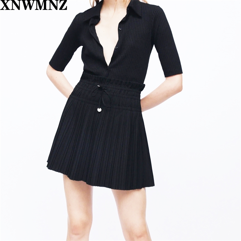 women fashion shirred mini skirt Female sexy Vintage High waist adjustable drawstrings Box pleat detail skirts 210520, Black
women fashion shirred mini skirt Female sexy Vintage High waist adjustable drawstrings Box pleat detail skirts 210520, Black