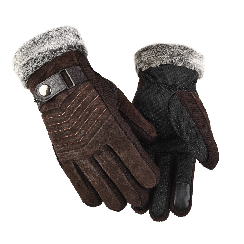 Thickened Cold Proof Warm Driving Touch Screen Gloves Five Fingers Glove for Gift 
Thickened Cold Proof Warm Driving Touch Screen Gloves Five Fingers Glove for Gift