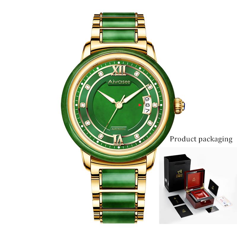 Wristwatches Watch Aviation Business Gift Jade Men Watches Automatic Mechanical Creative Personality Classic Couple Women, Jade watch men
Wristwatches Watch Aviation Business Gift Jade Men Watches Automatic Mechanical Creative Personality Classic Couple Women, Jade watch men