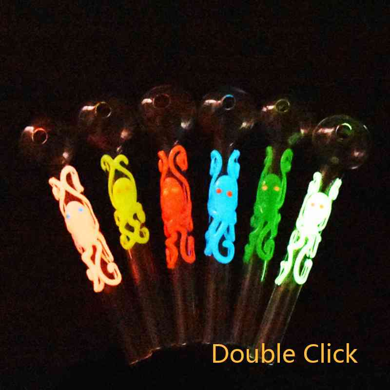 Glow In The Dark Heady Glass Smoke Pipes Spoon Octopus Luminous Hand Pipe Oil Burner Tobacco P Smoking Accessories
Glow In The Dark Heady Glass Smoke Pipes Spoon Octopus Luminous Hand Pipe Oil Burner Tobacco P Smoking Accessories