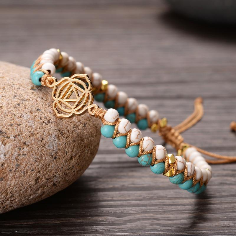 Charm Bracelets OM Meditation Semi Precious Stone Gold Tone Reiki Symbol Spiritual Energy Yoga Friendship Bracelet
Charm Bracelets OM Meditation Semi Precious Stone Gold Tone Reiki Symbol Spiritual Energy Yoga Friendship Bracelet