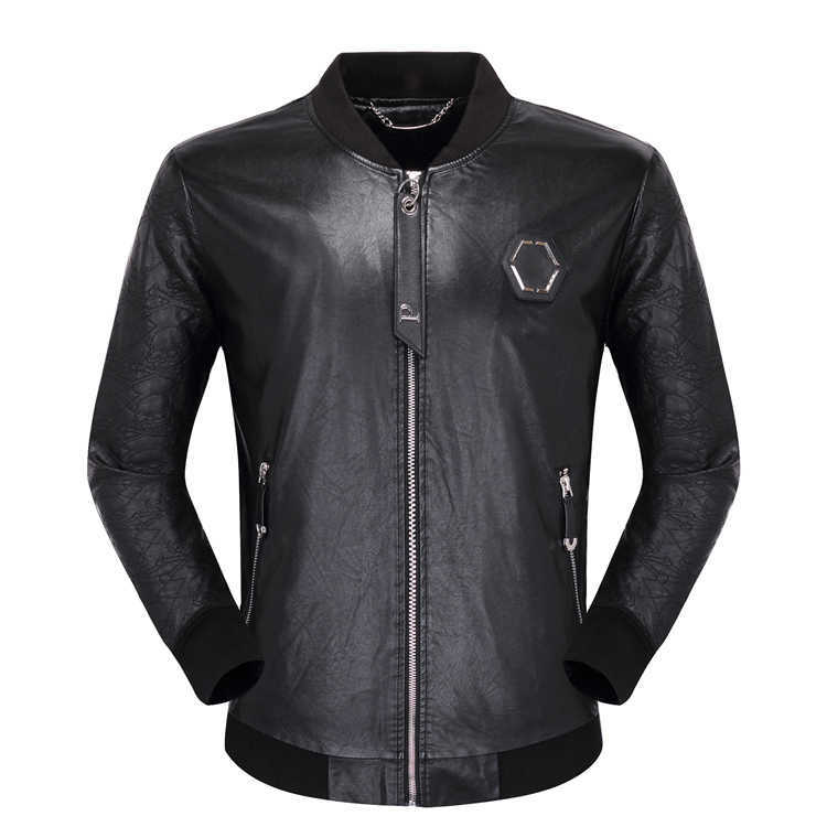 European Style black plein brand skulls men pu jacket brand luxury men Outerwear & Coats black pu leather slim jacket for men 211018, 6948
European Style black plein brand skulls men pu jacket brand luxury men Outerwear & Coats black pu leather slim jacket for men 211018, 6948