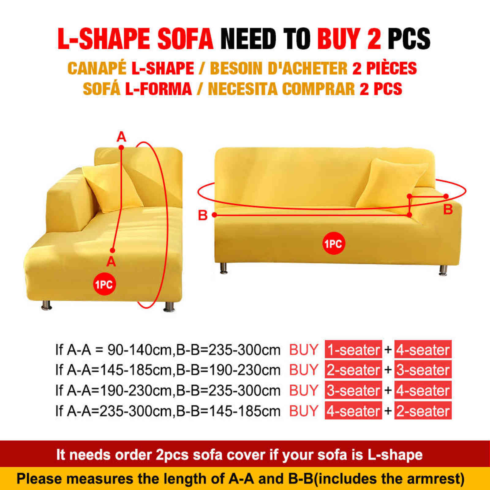 Sofa Covers for Living Room Elastic Solid Corner Couch Cover L Shaped Chaise Longue Slipcovers Chair Protector 1/2/3/4 Seater 211116