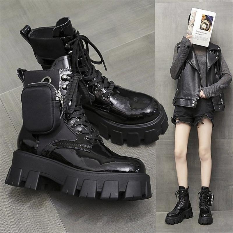 Boots 2021 Autumn Winter Fashion Warm Women Ankle Lace Up High Quality Leather Boot Anti-slip Round Head Comfortable, Black
Boots 2021 Autumn Winter Fashion Warm Women Ankle Lace Up High Quality Leather Boot Anti-slip Round Head Comfortable, Black